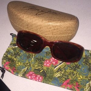 Maui Jim Pink/Brown Women’s Sunglasses